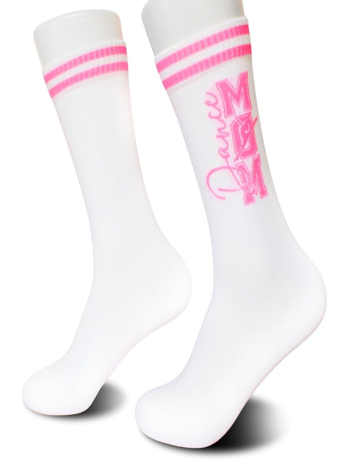 Grace Yonks Striped Mom Socks - Dance MOM Sign Pink Ballet Design Gifts for Mother(027) - Image 3
